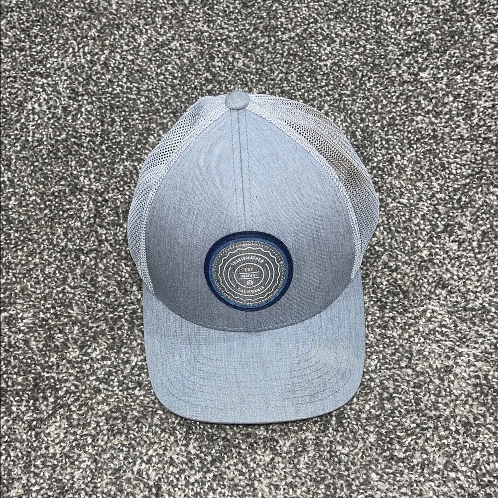 Travis Mathew Golf Light Gray Mesh Patch Cap - Picture 2 of 8